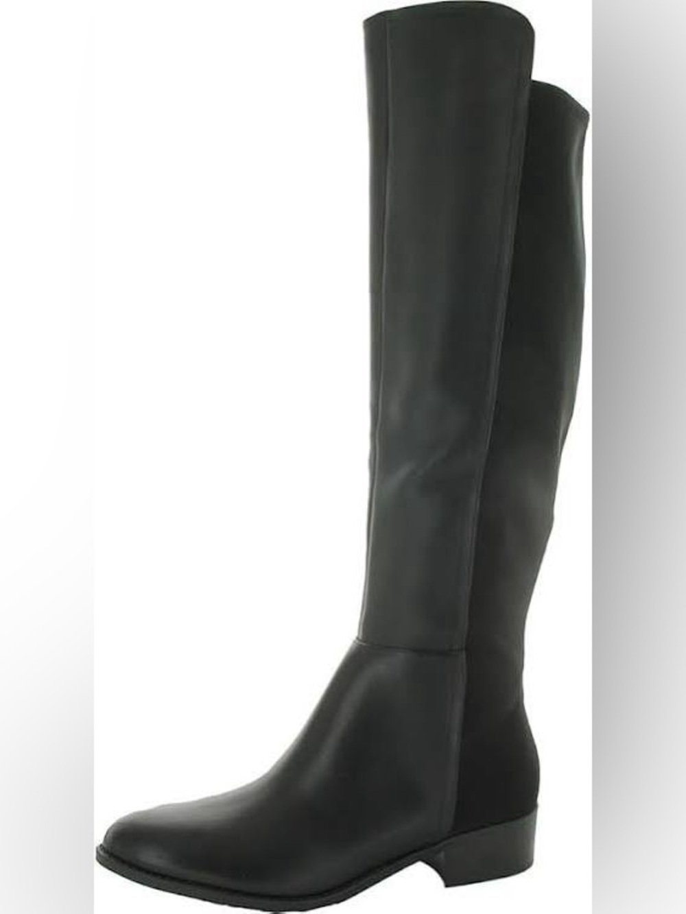 Nine West Black Over-the-Knee Mixed-Material Boots